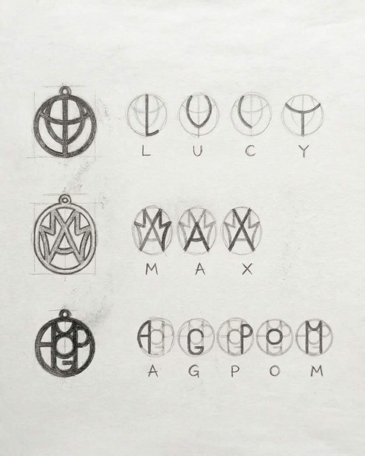 Monogram Necklace – For Your Faithful Companion