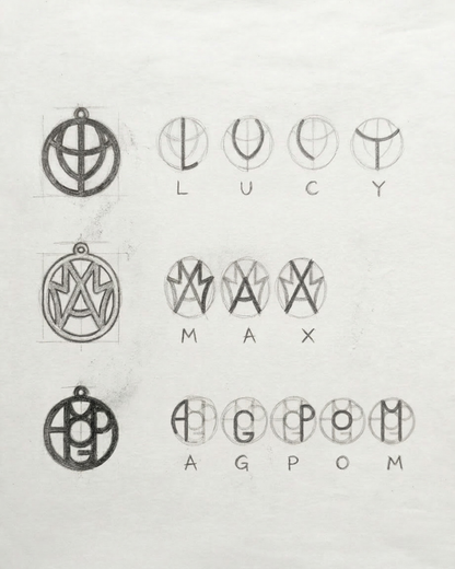 Monogram Necklace – For Your Faithful Companion
