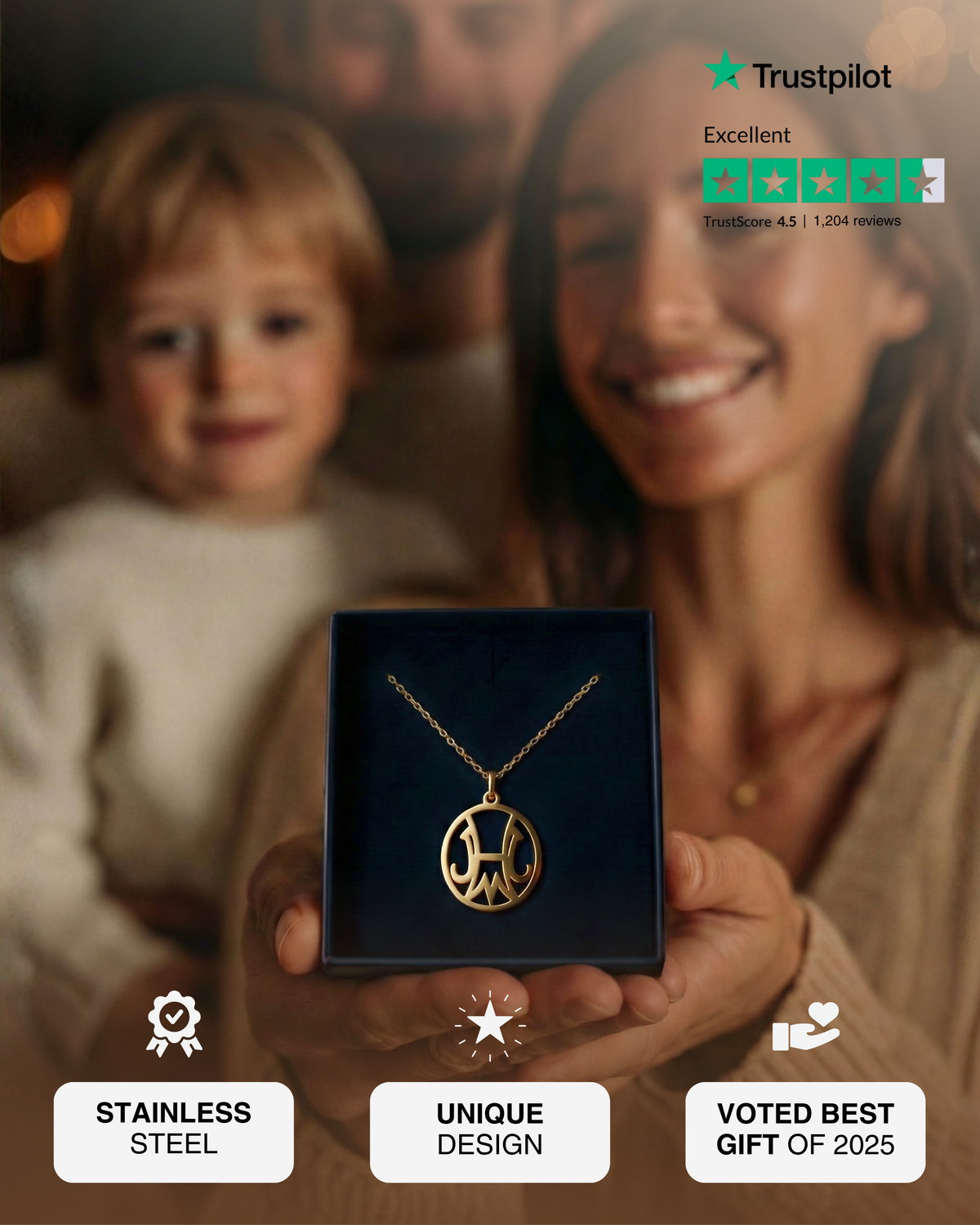 Family Initials Necklace – An Eternal Bond