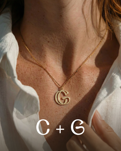 Intertwined Initials Necklace – Every Initial, a Story