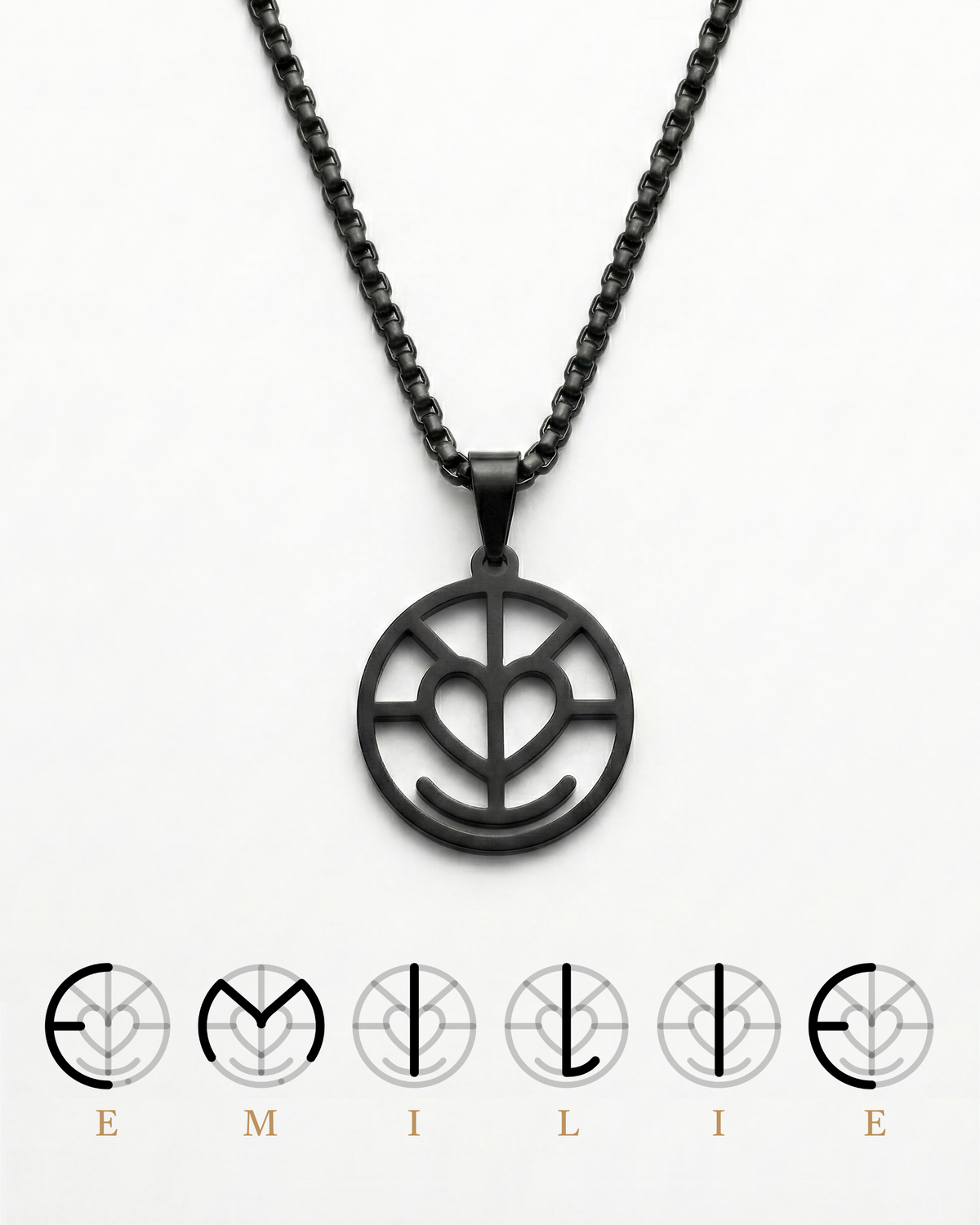 The Men's Monogram Necklace – Every Letter, a Story