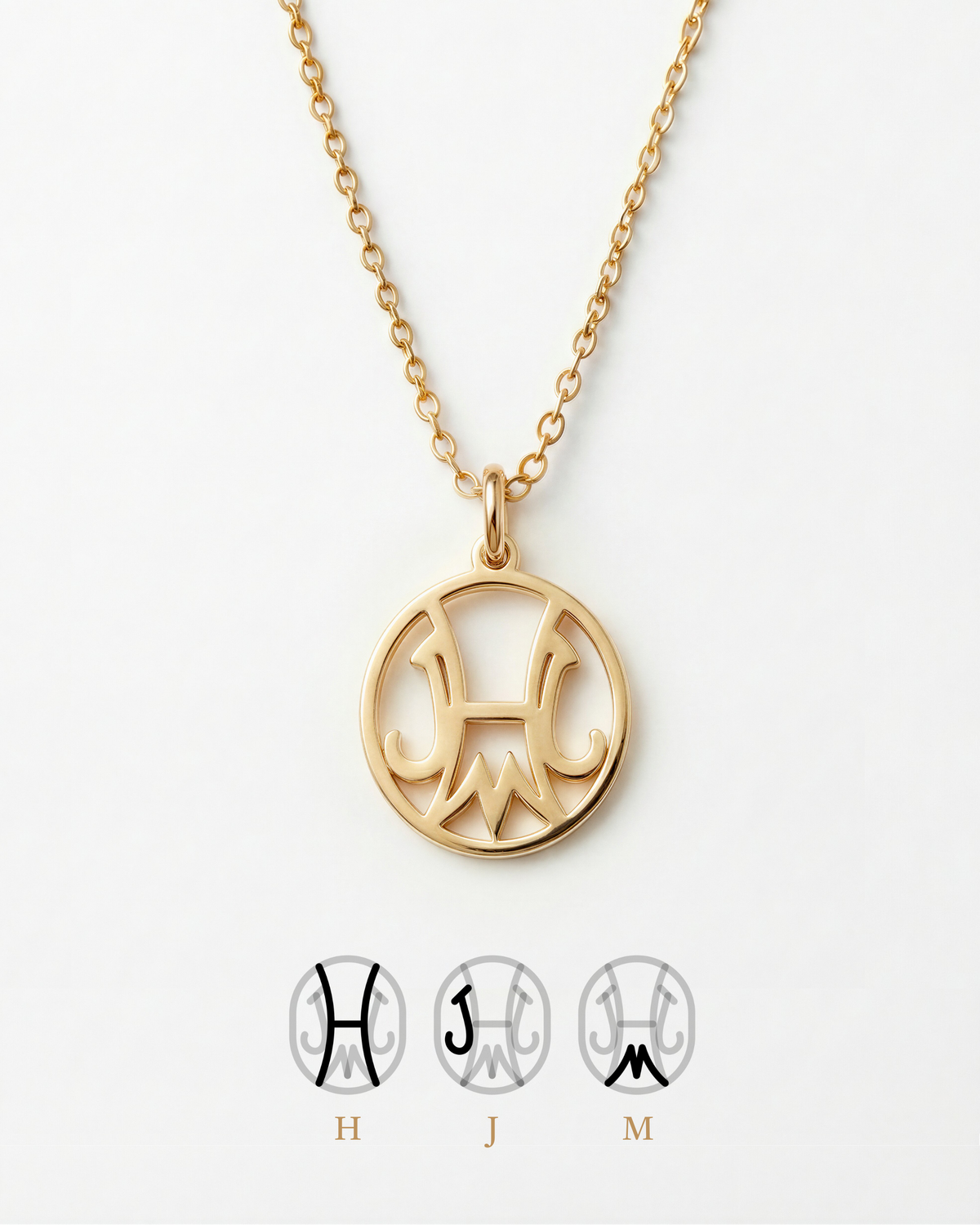Family Initials Necklace – An Eternal Bond