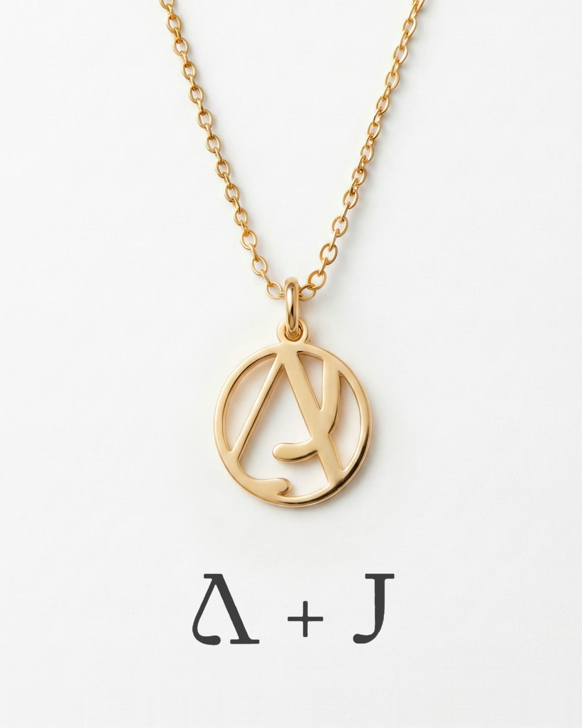 Intertwined Initials Necklace – Every Initial, a Story