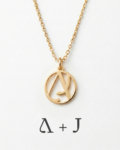 Intertwined Initials Necklace – Every Initial, a Story