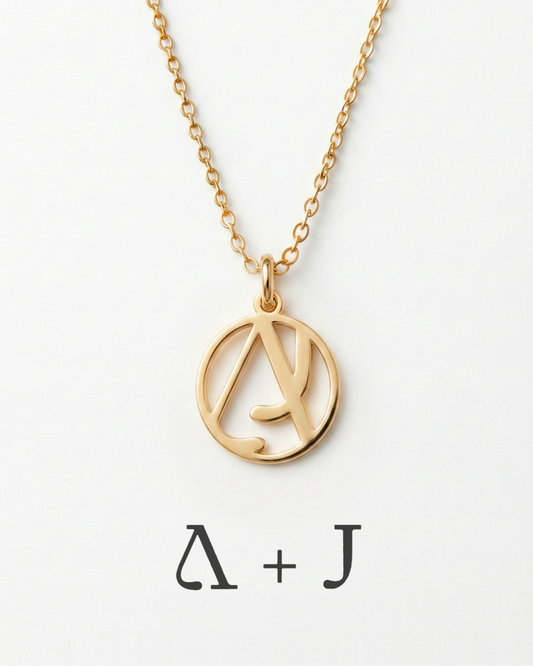Intertwined Initials Necklace – Every Initial, a Story