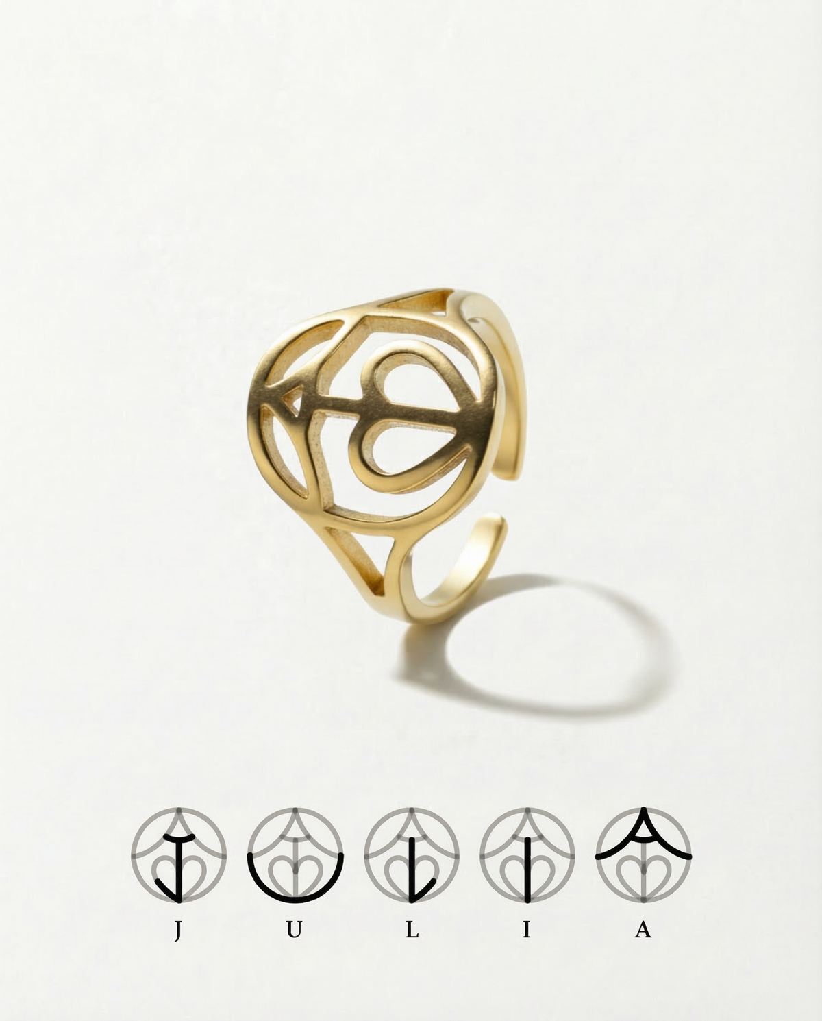 The Monogram Ring – Your Letters, Your Story