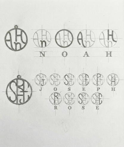 The Men's Monogram Necklace – Every Letter, a Story